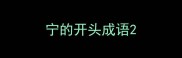 宁的开头成语