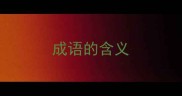 成语的含义