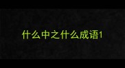 什么中之什么成语