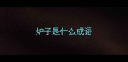 炉子是什么成语