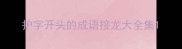 护字开头的成语接龙大全集