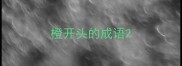 橙开头的成语