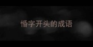 惛字开头的成语
