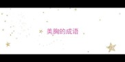 美胸的成语