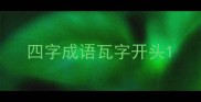 四字成语瓦字开头