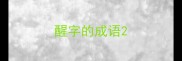醒字的成语