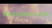 颜色多成语是什么成语