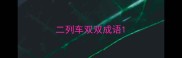 二列车双双成语