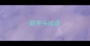 踪开头成语