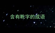 含有靴字的成语
