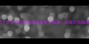 10个含非字的经典成语及常见错误高效记忆指南
