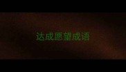 达成愿望成语