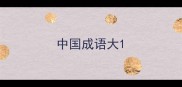 中国成语大