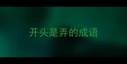 开头是弄的成语