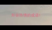 形容热情的成语