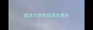 成语火怒的成语有哪些