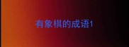 有象棋的成语