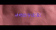 动物四字成语