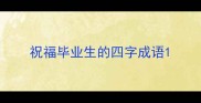 祝福毕业生的四字成语
