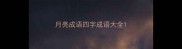 月亮成语四字成语大全