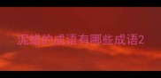 泥蜡的成语有哪些成语