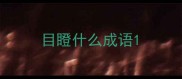 目瞪什么成语