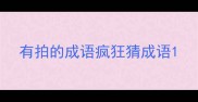 有拍的成语疯狂猜成语