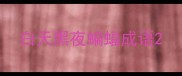 白天黑夜蝙蝠成语