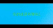 羽的成语有哪些