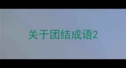 关于团结成语