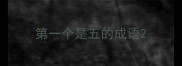 第一个是五的成语