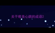 关于唯美心跳的成语