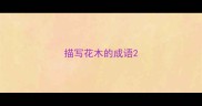 描写花木的成语