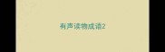 有声读物成语
