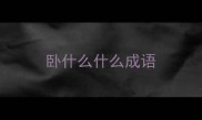 卧什么什么成语