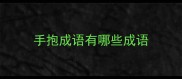 手抱成语有哪些成语