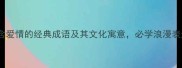 10个蕴含爱情的经典成语及其文化寓意必学浪漫表达指南