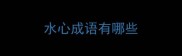 水心成语有哪些
