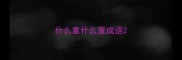 什么重什么置成语