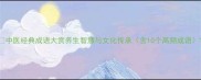 中医经典成语大赏养生智慧与文化传承含10个高频成语