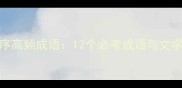 滕王阁序高频成语12个必考成语与文学价值全