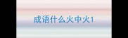 成语什么火中火