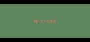 瞻什么什么成语