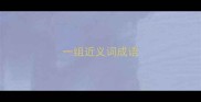 一组近义词成语