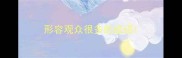 形容观众很多的成语