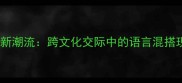 中英混合成语成新潮流跨文化交际中的语言混搭现象与应对策略