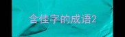 含佳字的成语