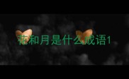 花和月是什么成语