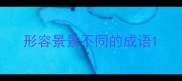 形容景景不同的成语