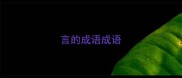 言的成语成语